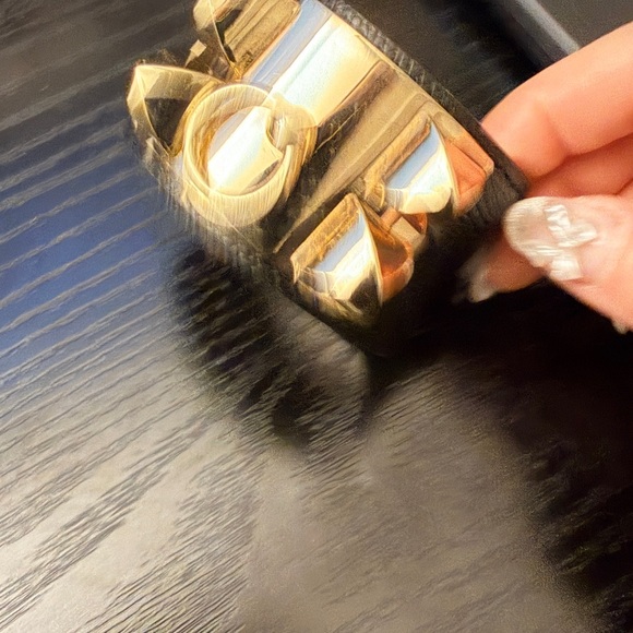 Gold and Black Designer Belt - Picture 1 of 4